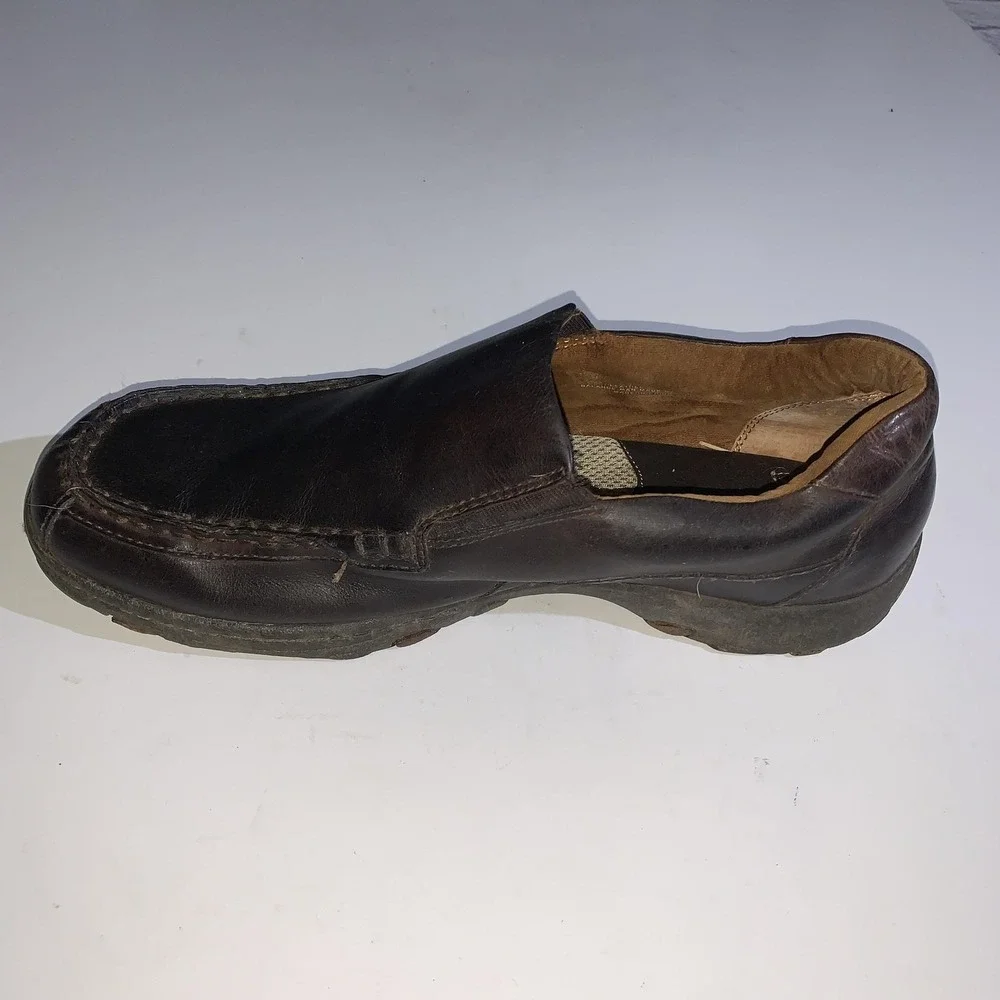 BOC Born Loafers Mens 13 EU 45 Eric Brown Leather Slip On Shoes Comfort BM8033
